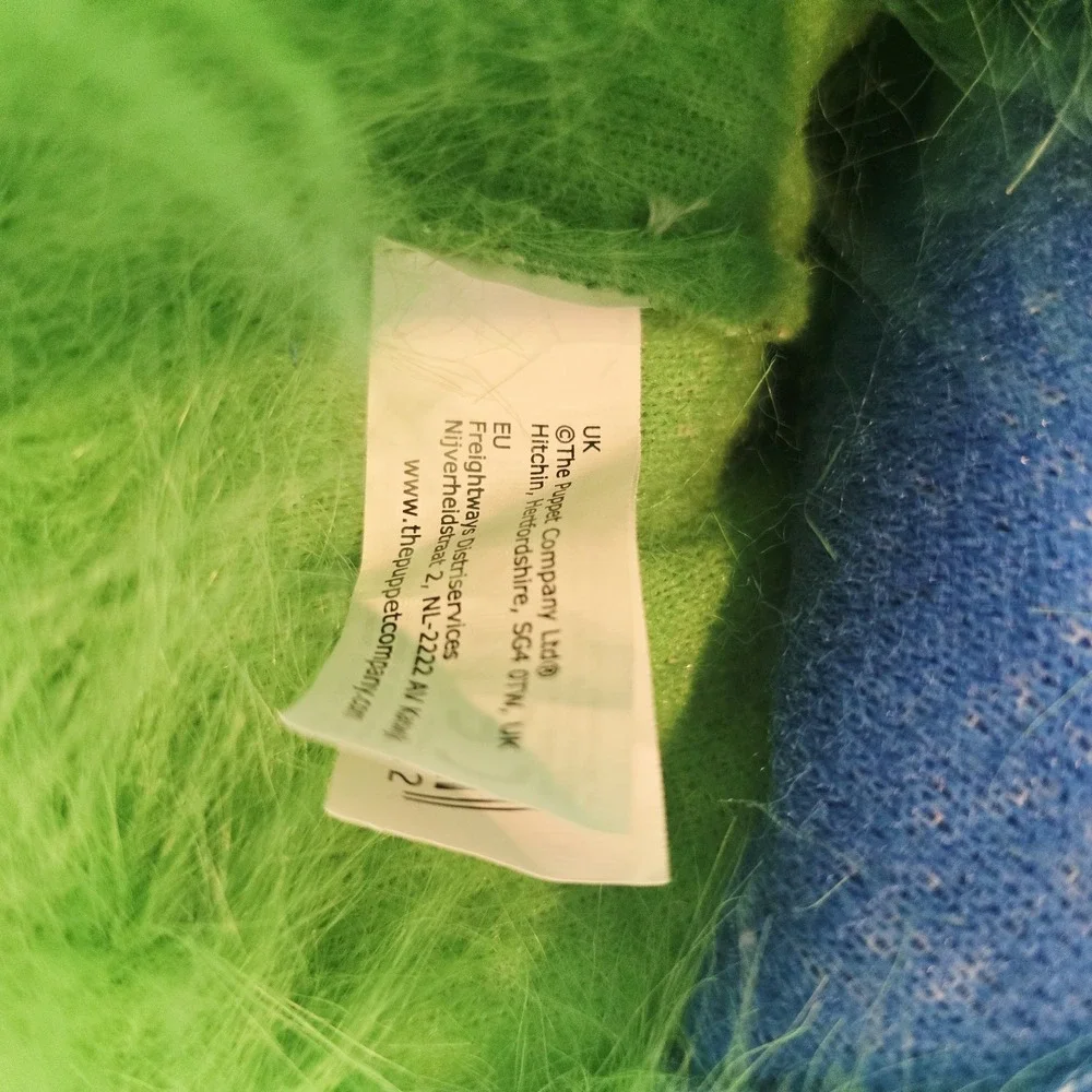 The Puppet Company Puppet Monsters Green/ Blue Monster‎ Hand Puppet.